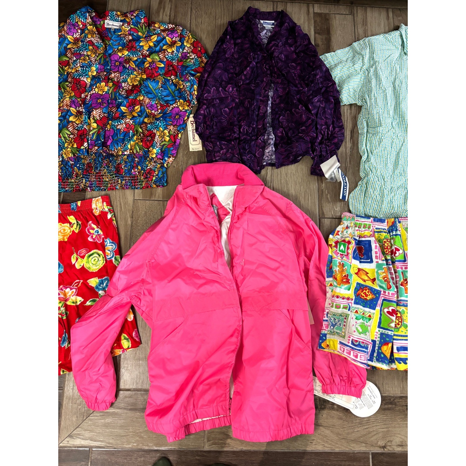 Vtg 90s Womens Clothing Lot 8pc NOS Pendleton Floral Skirts Blouses Windbreaker