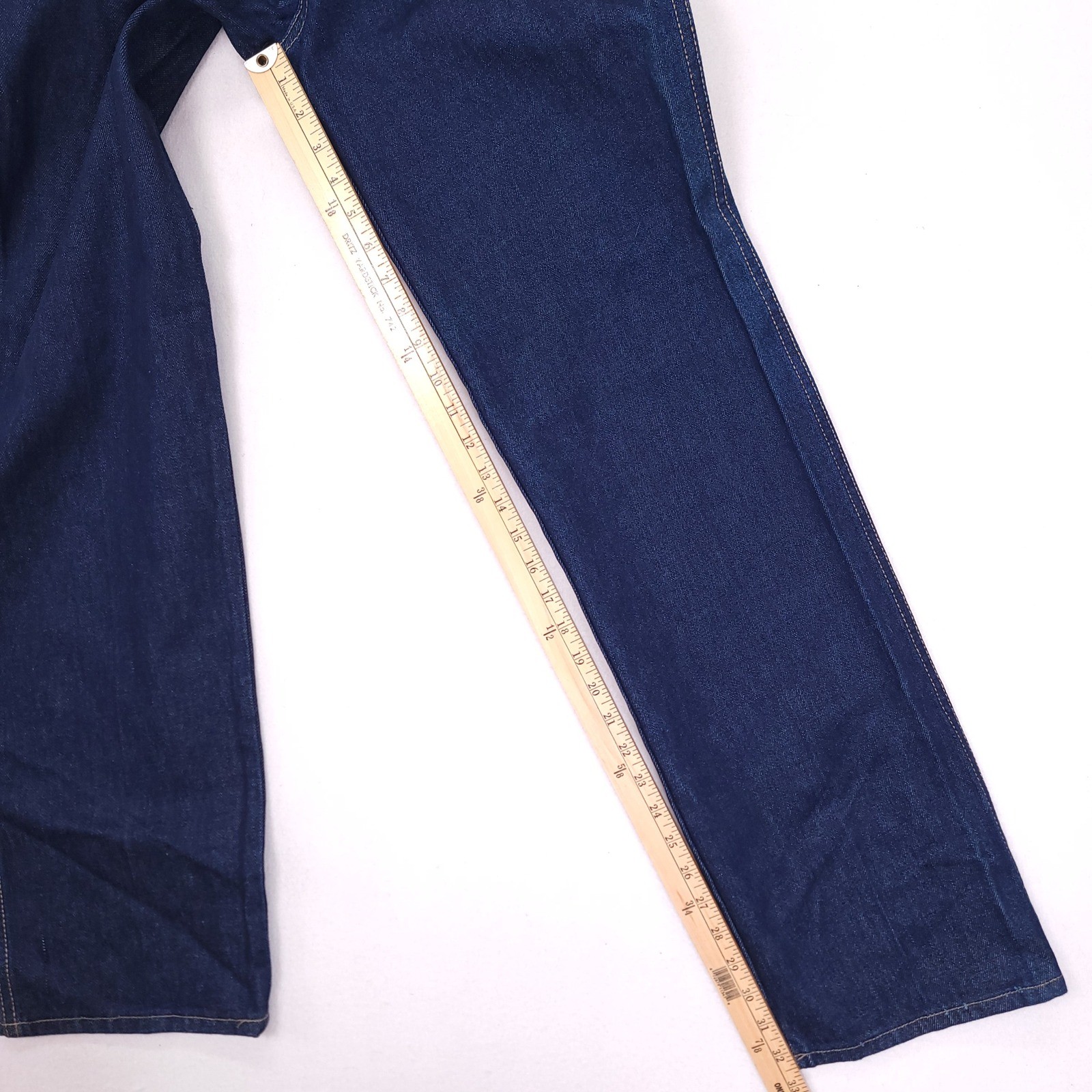 Deadstock Calvin Klein Womens High Waist Cigarette Leg Jeans Dark Wash USA 12