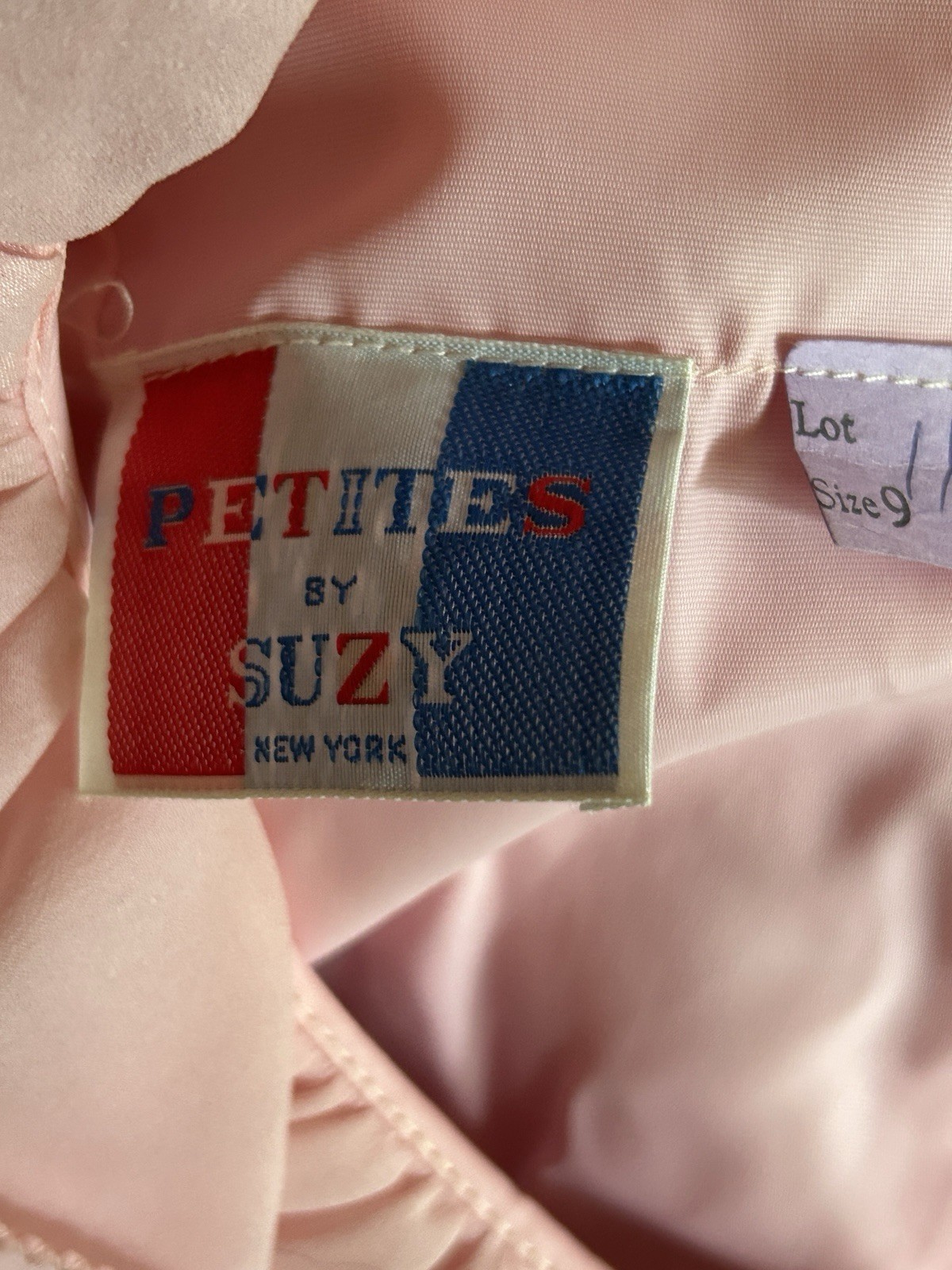 Petites by Suzy Vintage 1950’s 1960’s Pink Dress Size 9