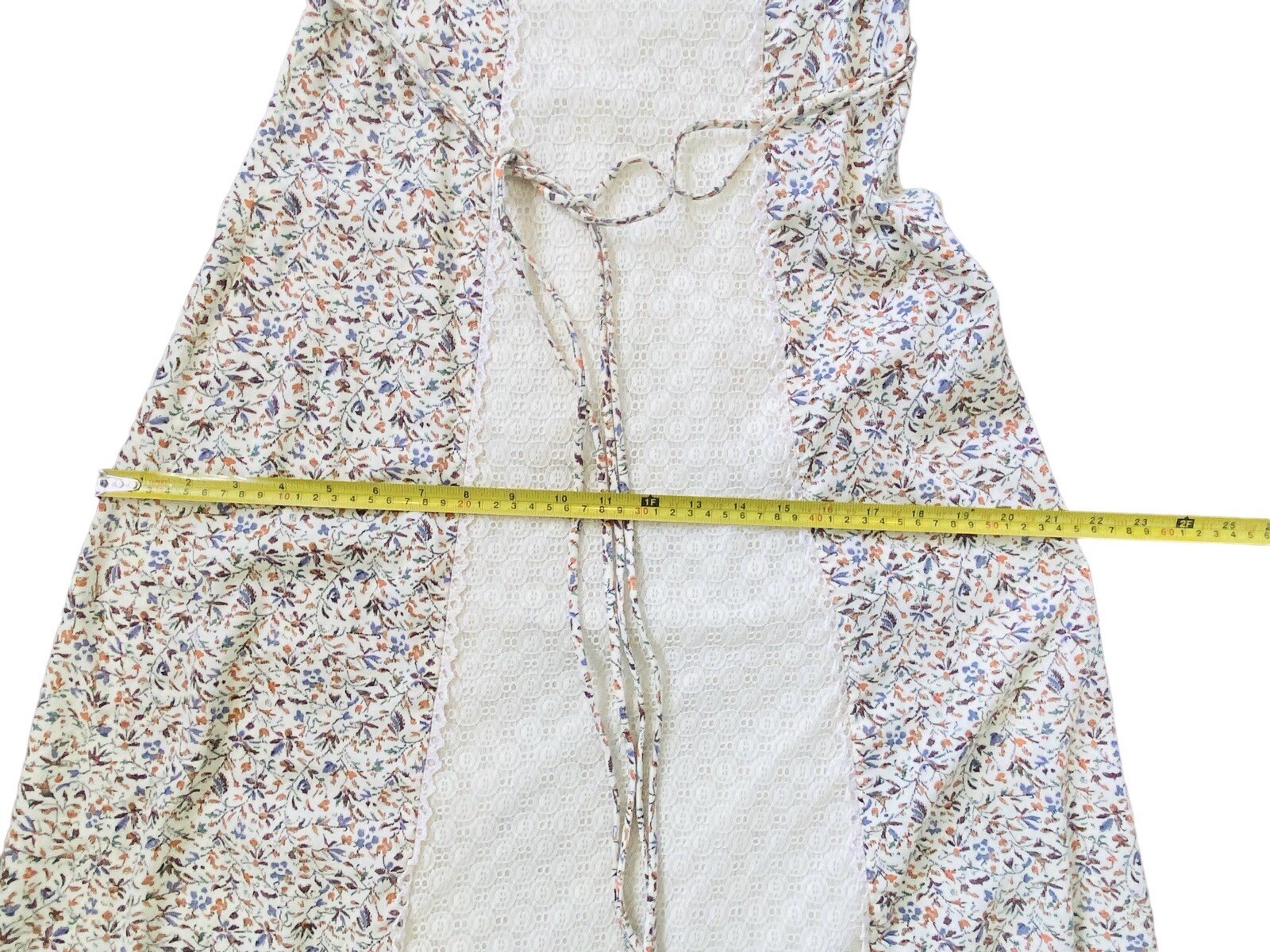 Vintage Candi Jones California Prairie Cottagecore Coquette Maxi Dress 70s XS-S