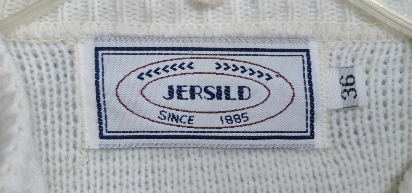 Vintage JERSILD Button Front Cardigan Sweater Nordic Fair Isle, Women’s Size 36