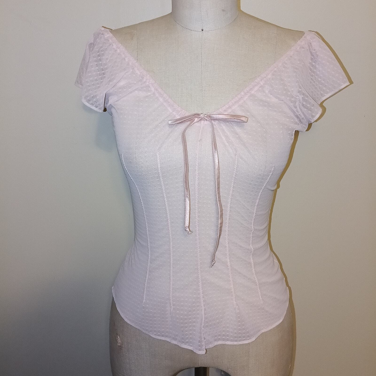 Cosabella Vintage Y2K Pink Antoinette Sleeveless Top S NWT