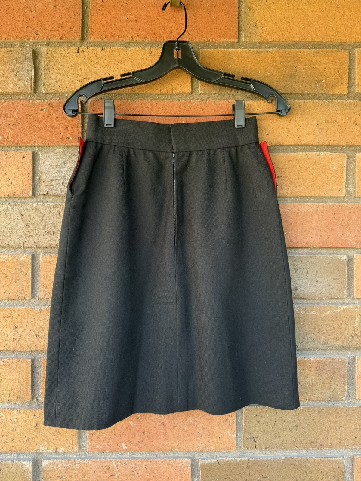 Vintage Black 60’s Pencil Skirt Secretary Style Sz XS/Small Classic