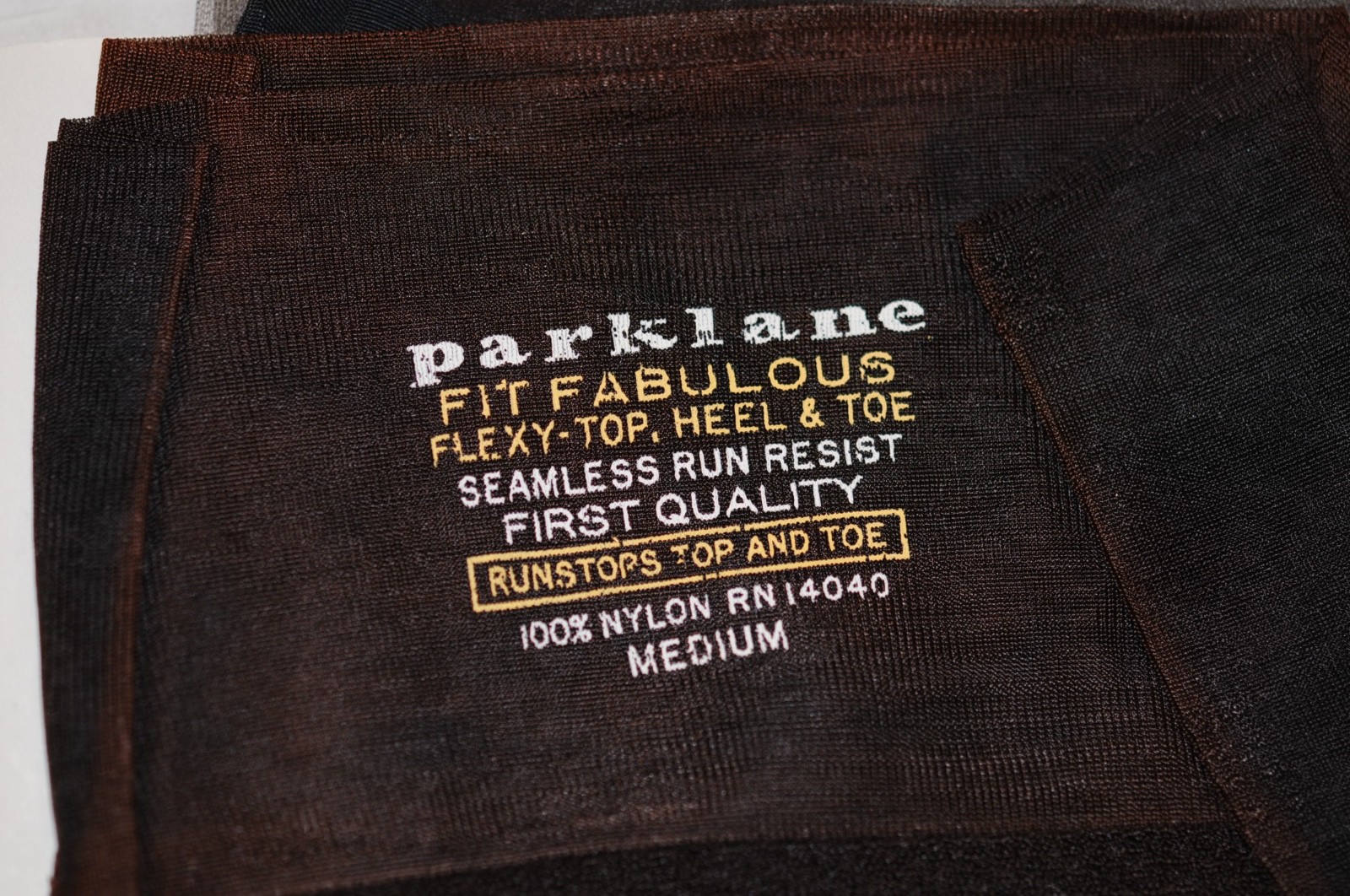 Vintage Parklane Nylon Stockings Size 9 1/2, 4 Pair