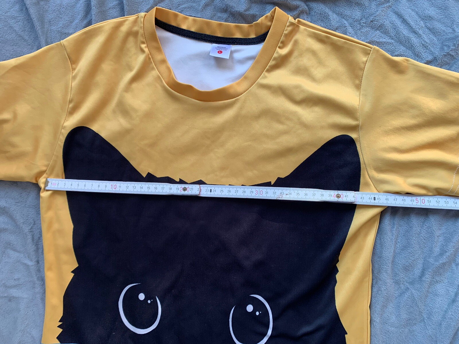 Cat Yellow Blue Polos Haori Harajuku T-Shirts Women Men Fashion Street Style