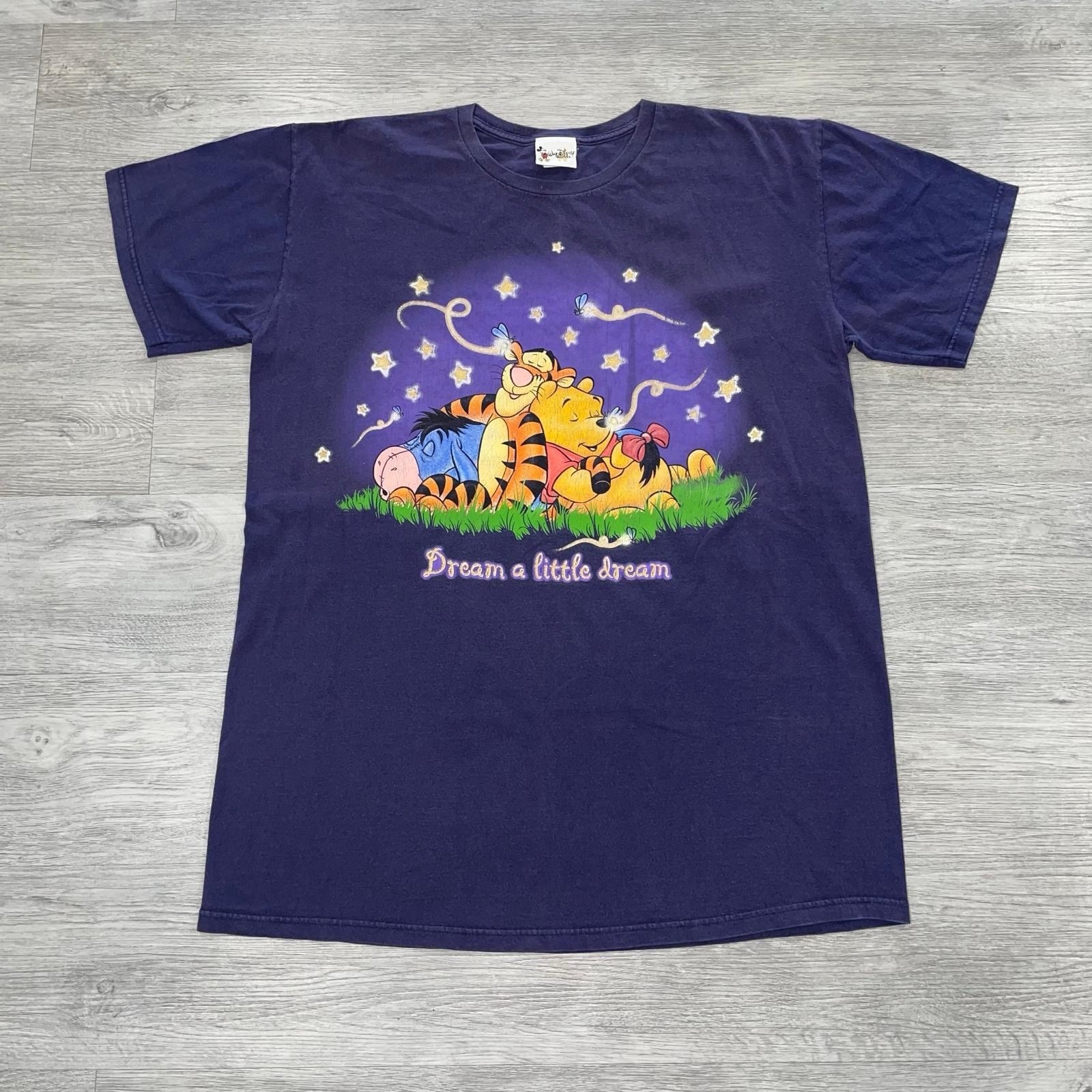 Vtg Disney Store Winnie The Pooh T-Shirt Women’s One Size Dream A Little Dream