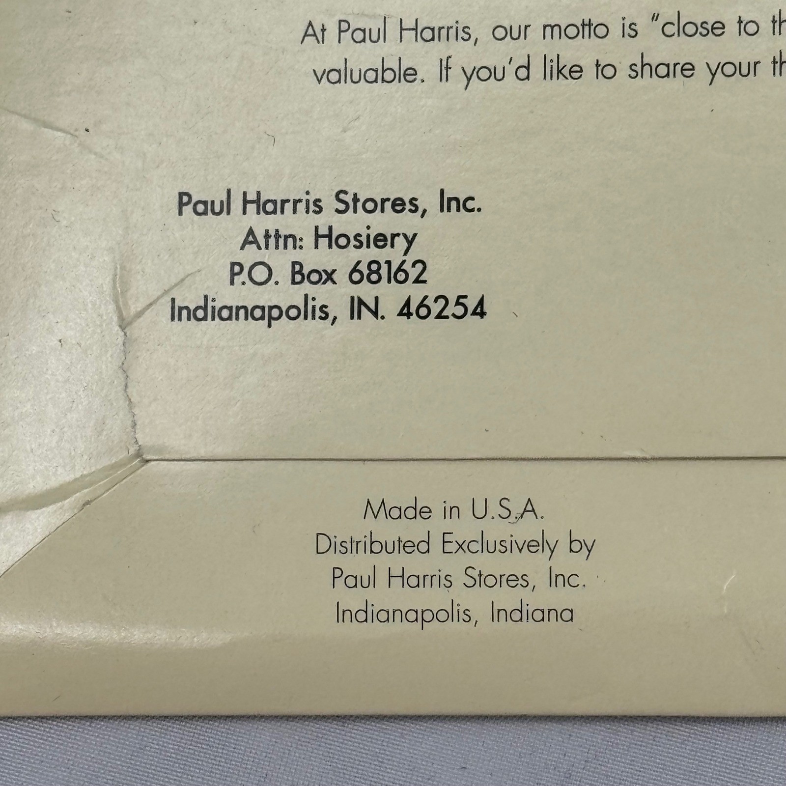 Paul Harris WearWithAll Sheer Hosiery Women Size A Sand Vintage Made in USA NIP
