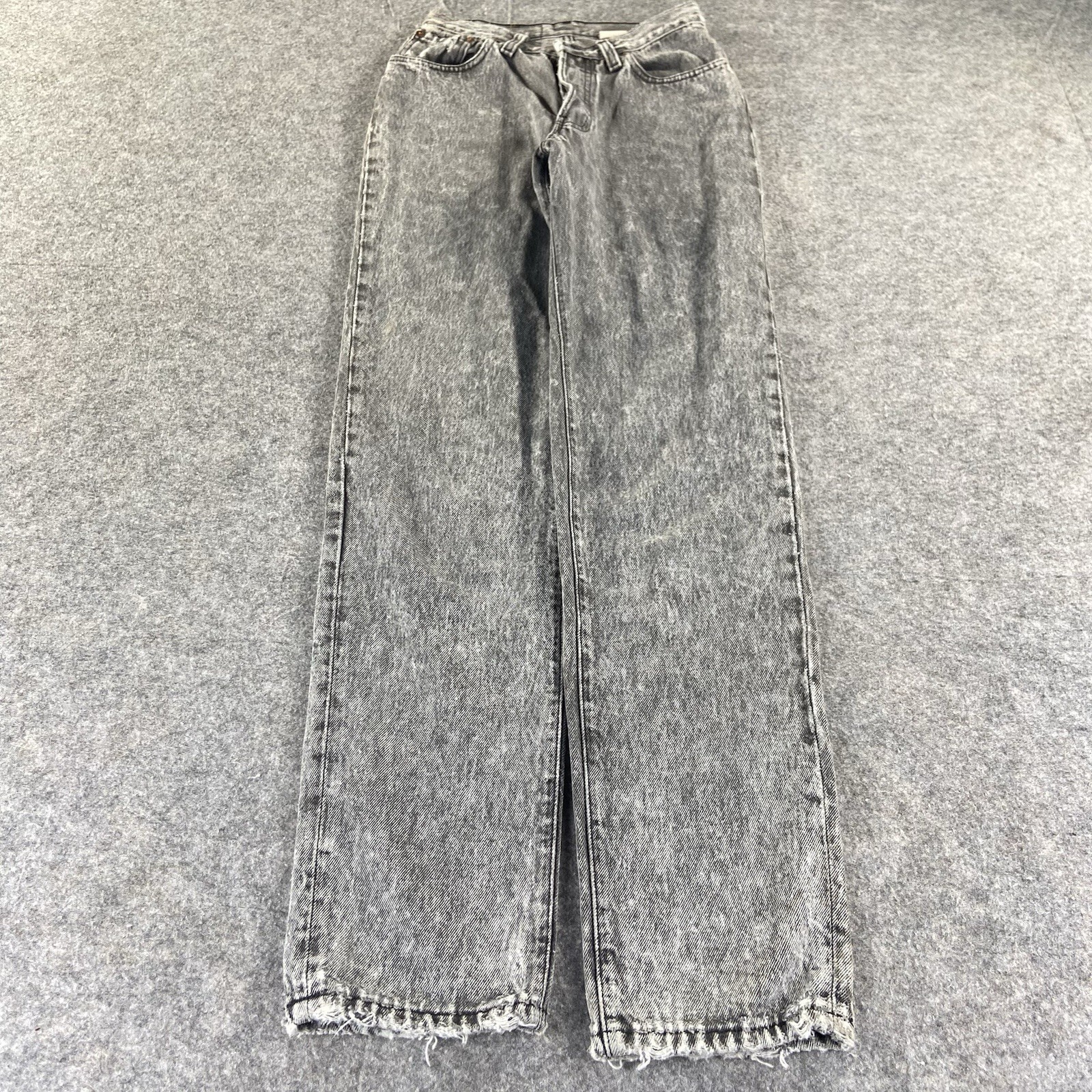 Vintage Levi’s 701 501 Acid Wash Button Fly Jeans 26 X 30 Made In USA
