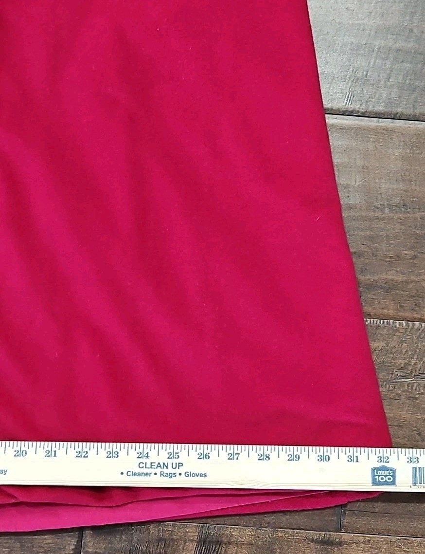 Vintage 70s Kashmiracle Wellington Red Coat Tea Length Fully Satin Lined L/XL