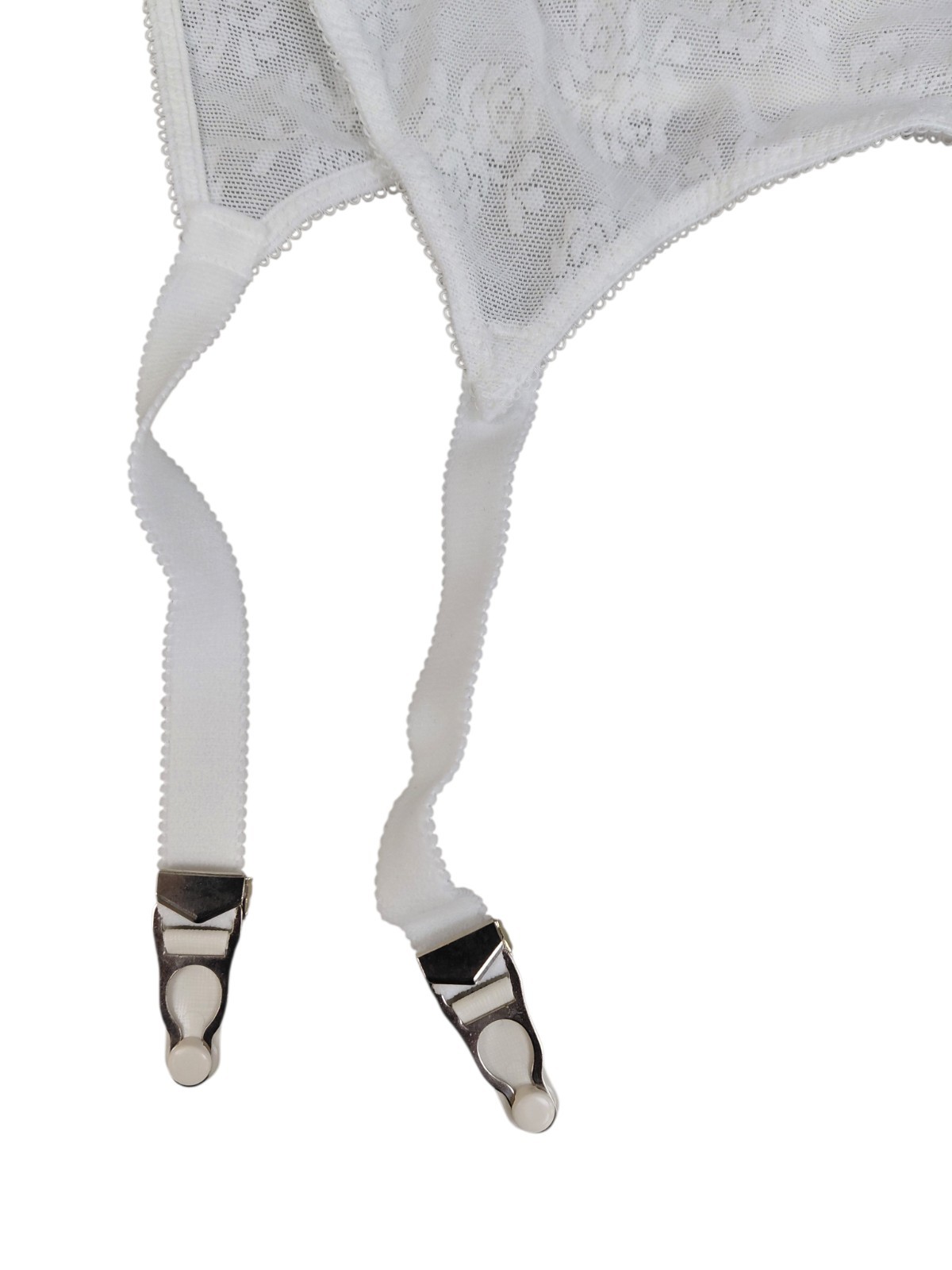 Vintage Garter Belt Size L White