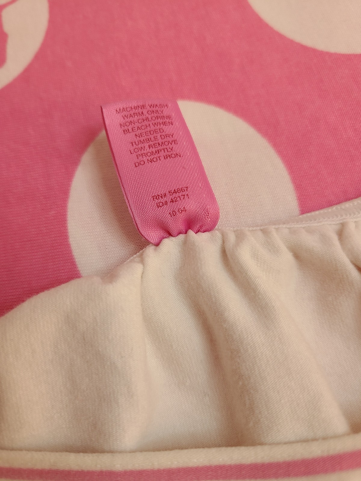 Rare VTG VS PINK Low Rise Cotton Double String Bikini Panty Size Sm
