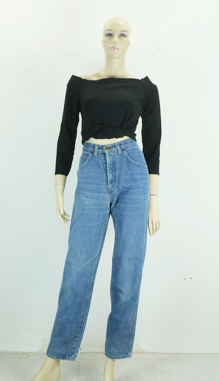 80s 90s true vintage high waist JEANS size S diversa…di la rage jeans italy