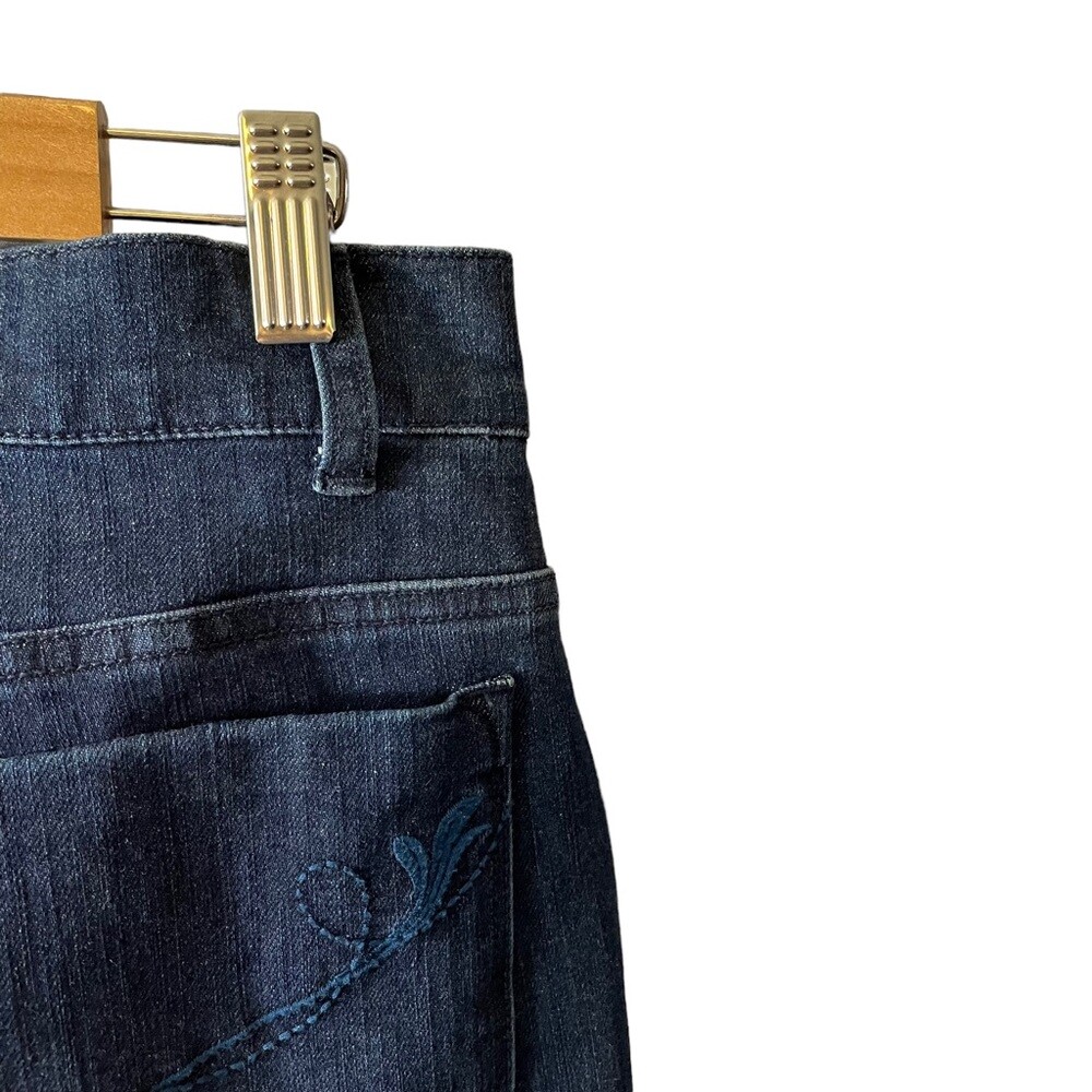 Soft Surroundings Dark Wash Straight Leg Jeans Size 8P