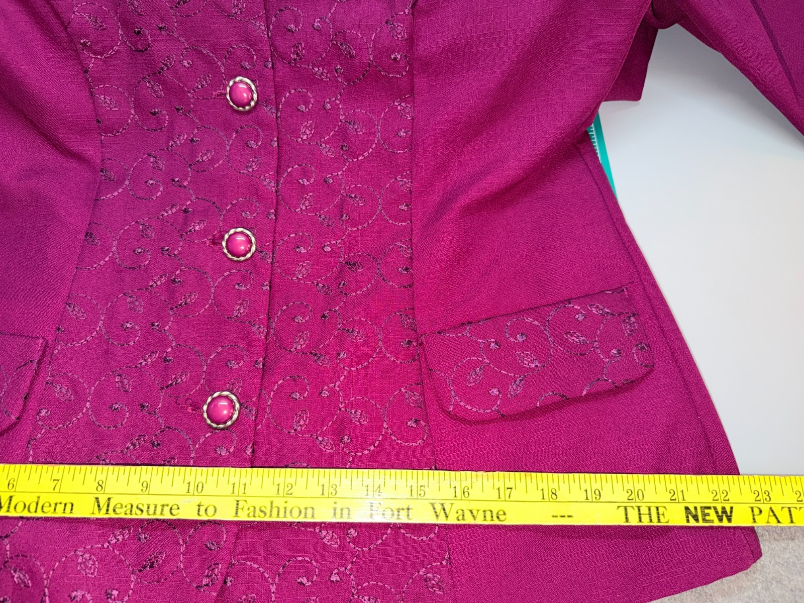 Whirlaway Frocks Womens Size 12 Pink Skirt Suit Two Piece Blazer & Skirt 80’s