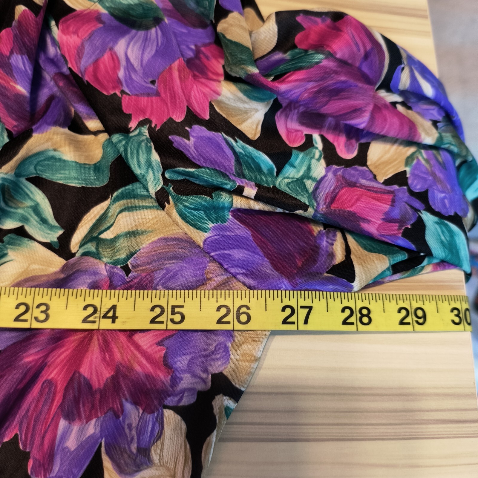 Vtg Jenny Floral Midi Dress Drop Waist Cottagecore Ruffled Multicolor 24W