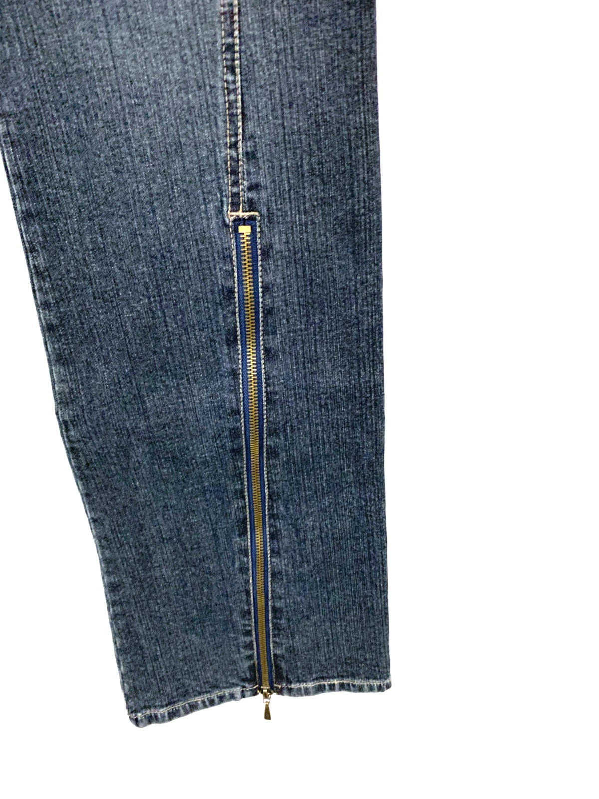 NWOT DKNY Jeans 2003 Denim Sample Button Fly Zip Hem 32×35 RARE