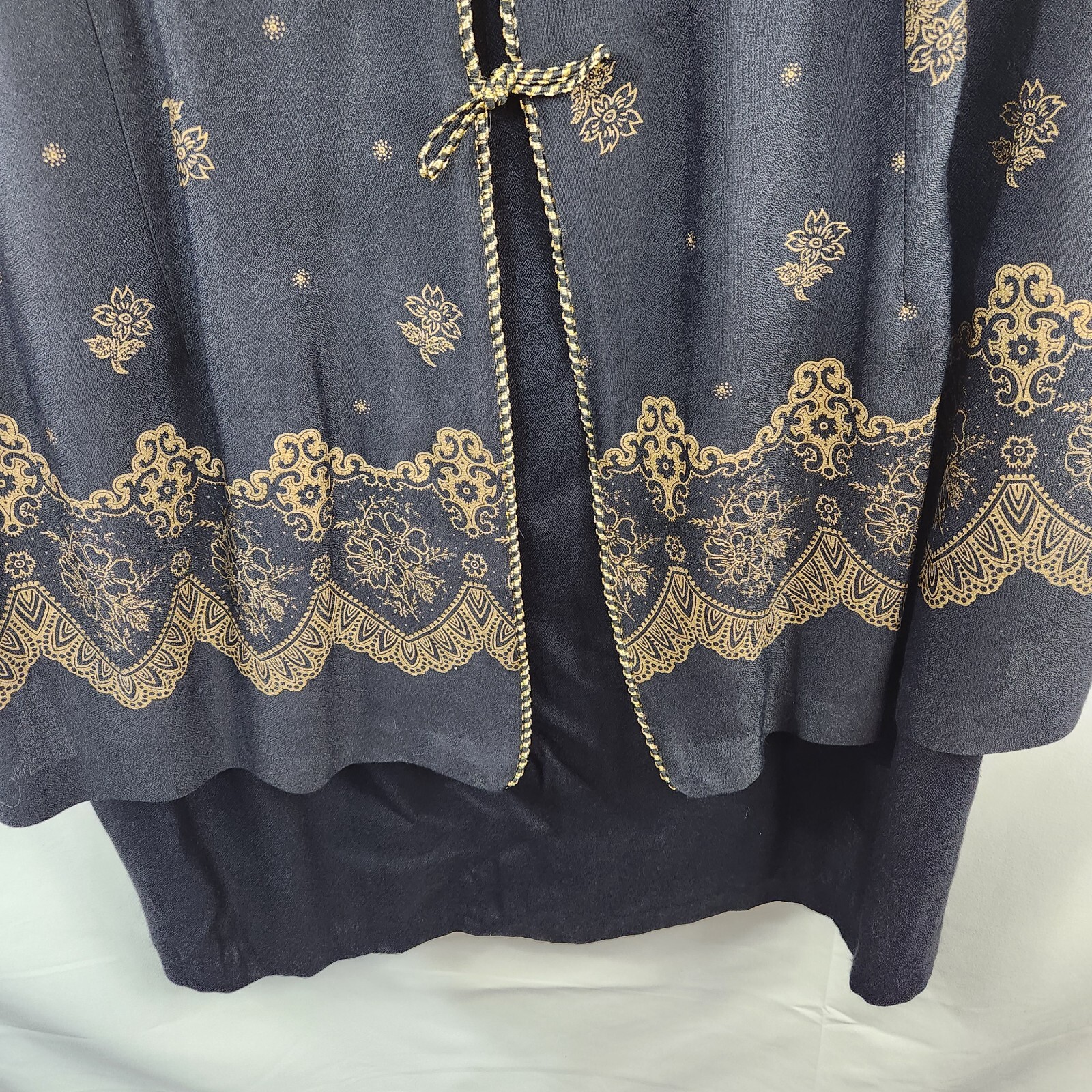 Vintage Robert Too Dress With Attached Jacket Size 22WP USA Made (HD)