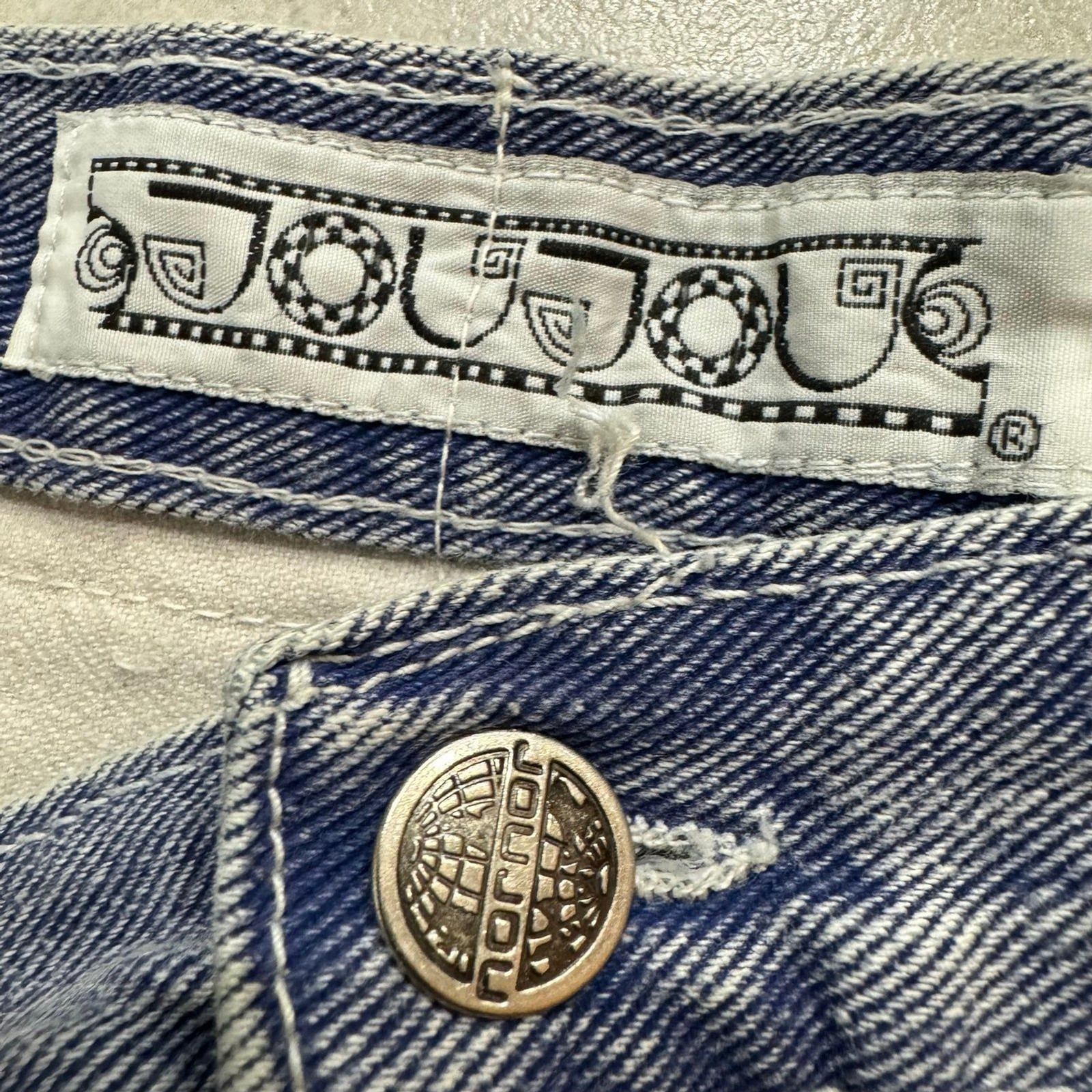 Vintage 80s JouJou Jeans Retro Size 13-14 Womens Bluish Purple