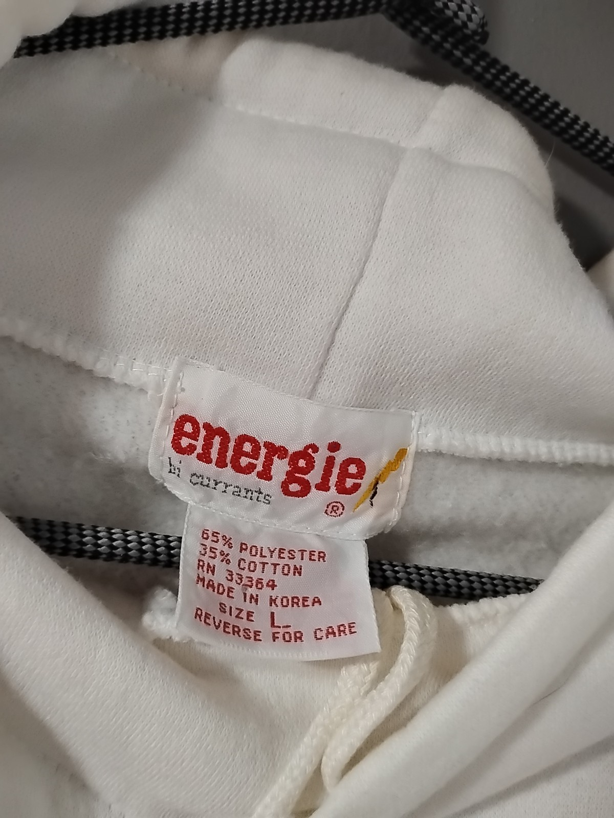Vintage Sweatshirt Pastel Block Pullover Turtleneck Large Energies Bi Currants