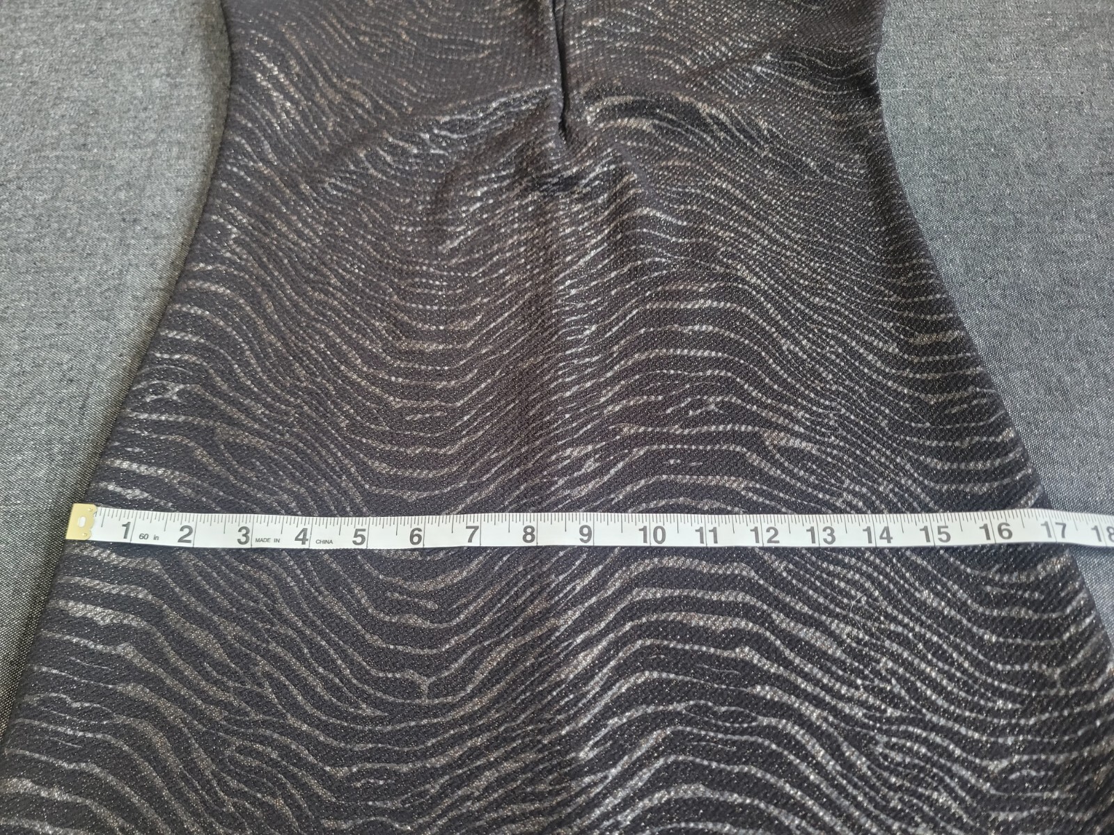 Vintage 90s Y2K Halter Dress Black Zebra Glitter Mini Club Size Large