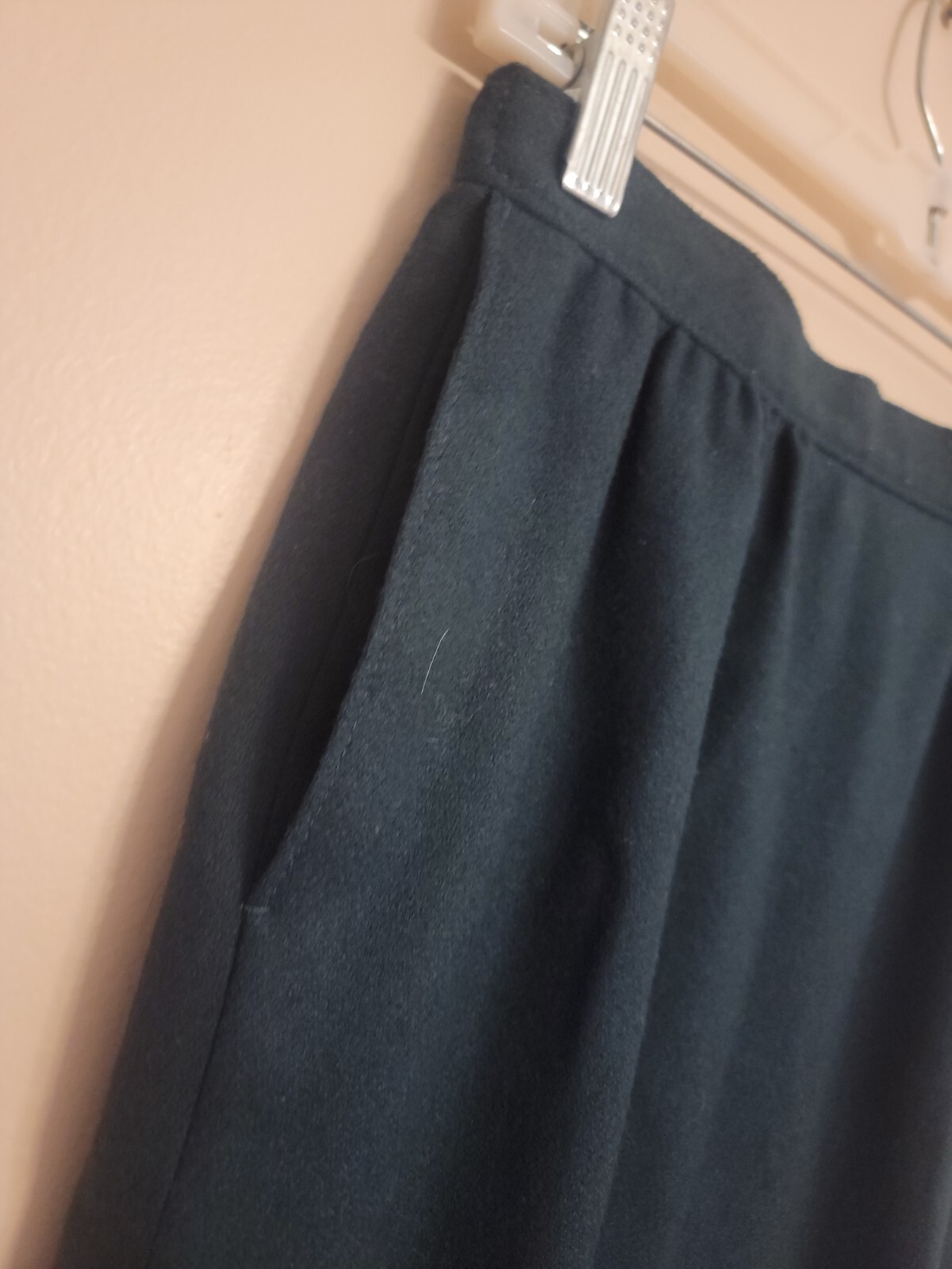 Pendleton Woolen Mills Wool Lined Pencil Skirt Pocket Size 10 vintage slit