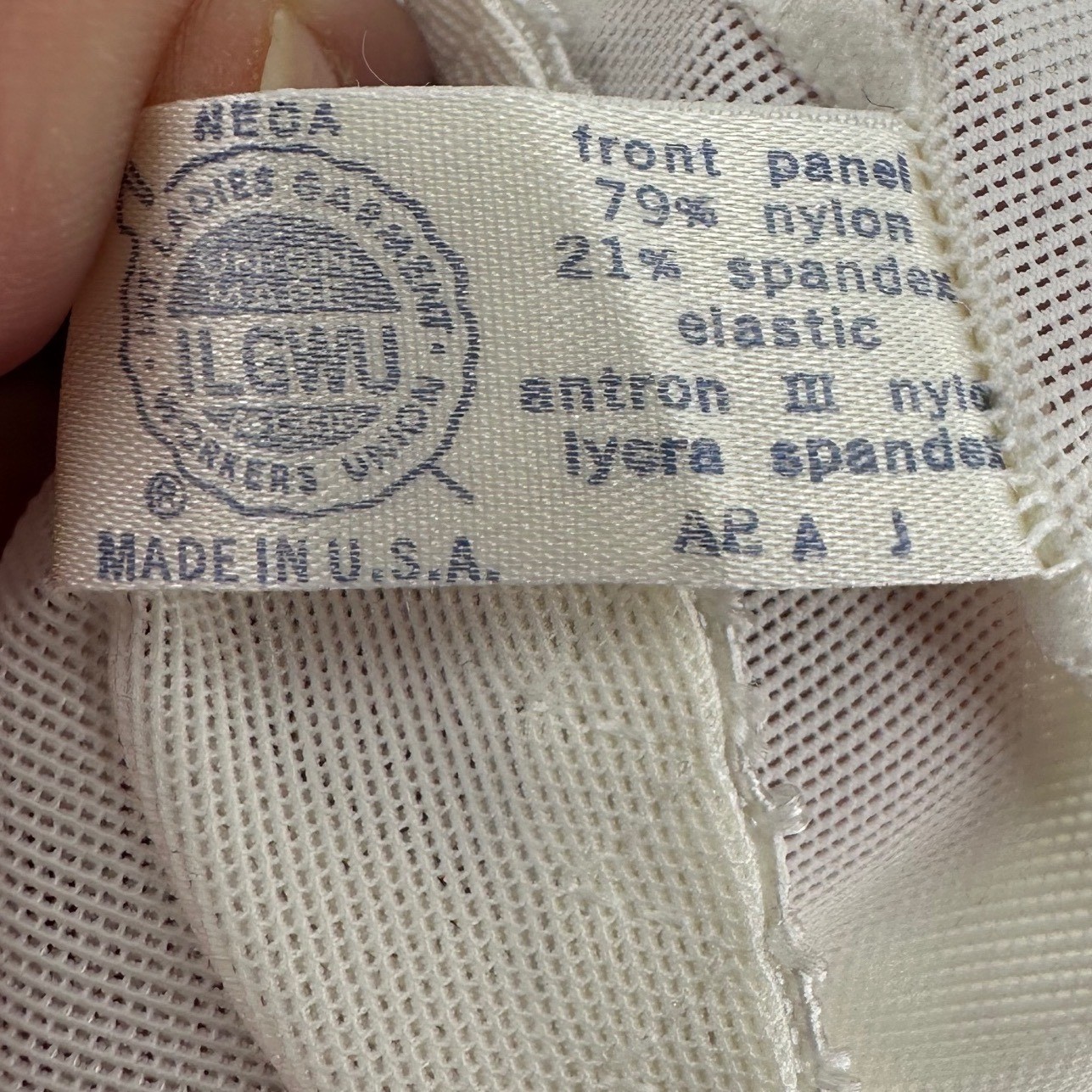 Vintage Bestform White Lace Girdle Shapewear Panty High Waist USA M deadstock