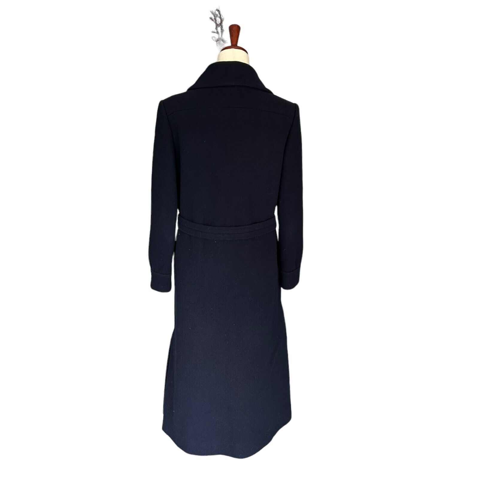 Jacques Tiffeau Peacoat Small Women’s Vintage VTG Navy Blue Wool 1960s Trench