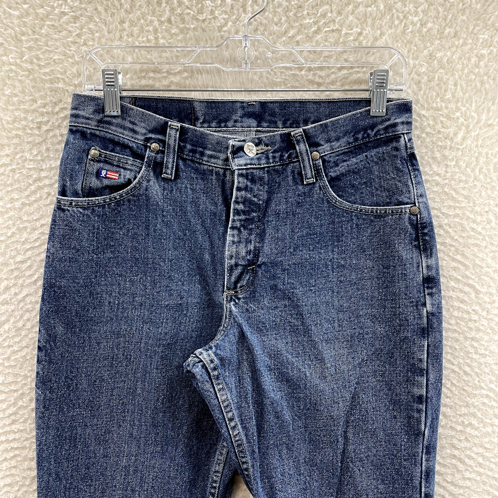 90s Vintage Jeans 6 8 27 28 Long Tall Womens Bootcut Denim Medium Wash Mid Rise