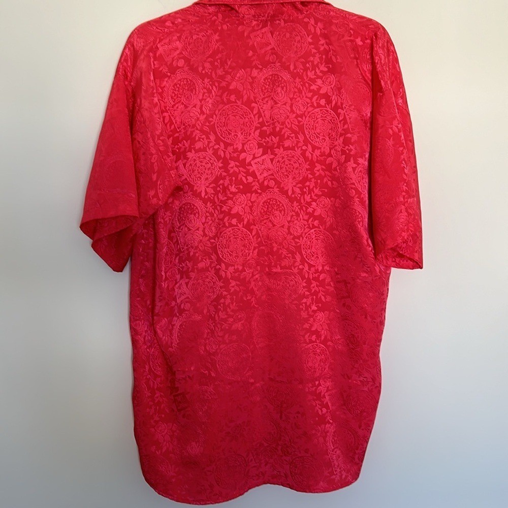 Vintage Victoria’s Secret Gold Label Nightie and Kimono Style Robe Set – Red