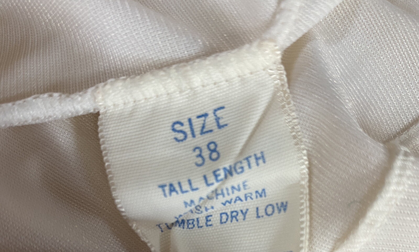 Vtg Sears The Doesnt Slip Slippery Ivory Lace Trim Bow Anti Cling Women 38 Tall