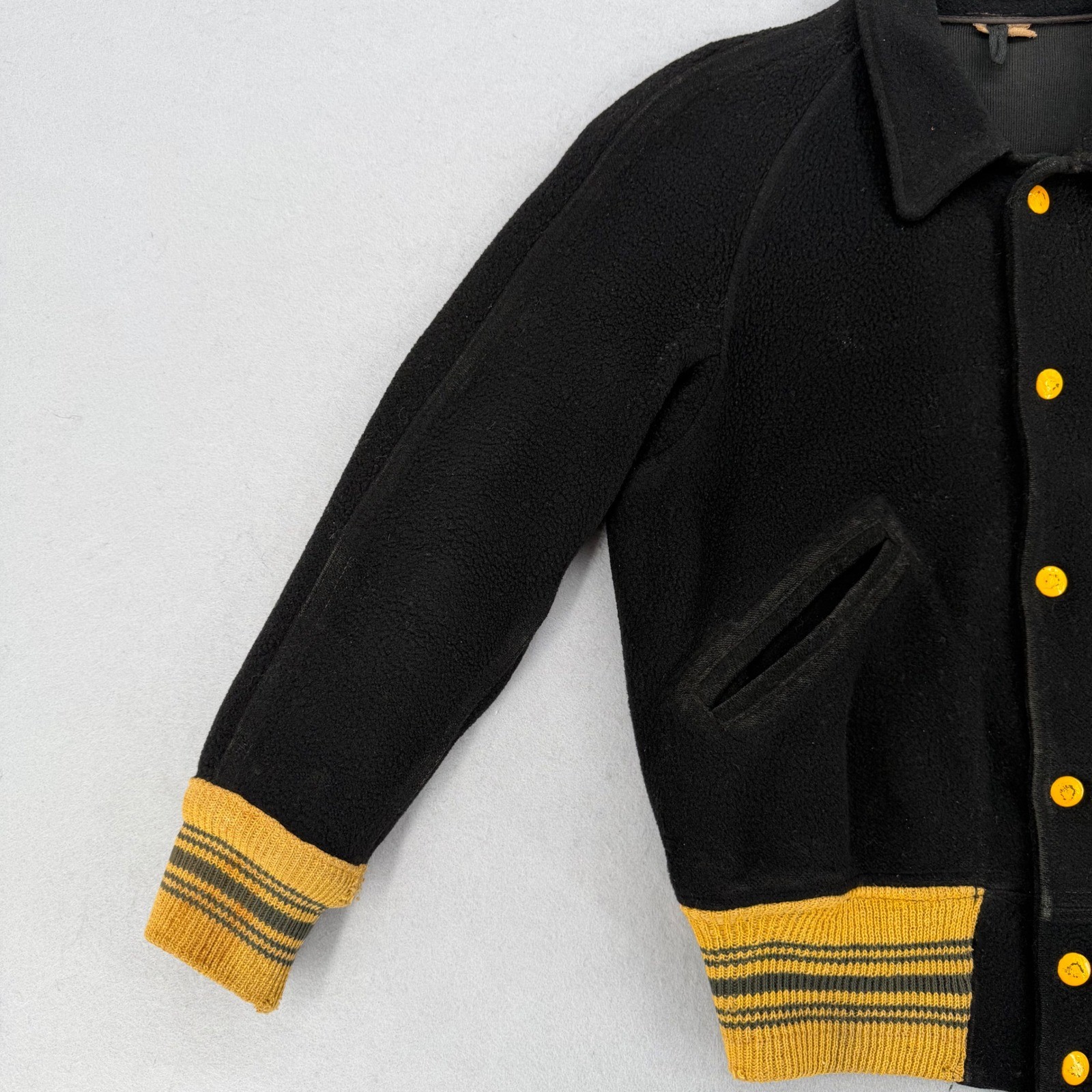 Vintage 1960’s Varsity Cheer Letterman Jacket Display Piece Itasca ISD Texas