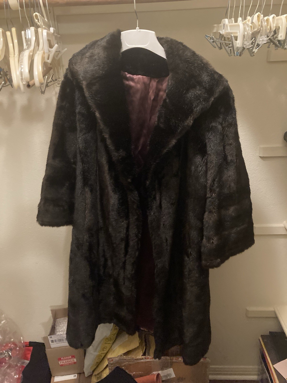 Sears Fashions Vintage Fur Tissavel France | Rabbit? Beaver? Coat