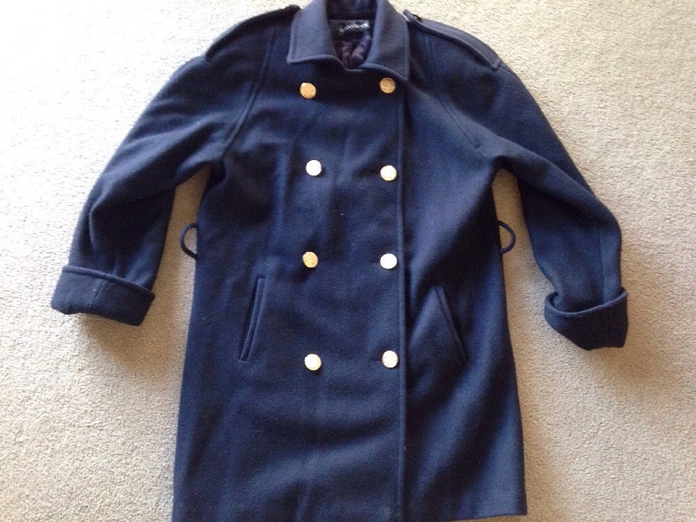 Donnybrook Coat ~ True Vintage ~ Union Made WOOL Peacoat SIZE 16 Woman’s Heavy