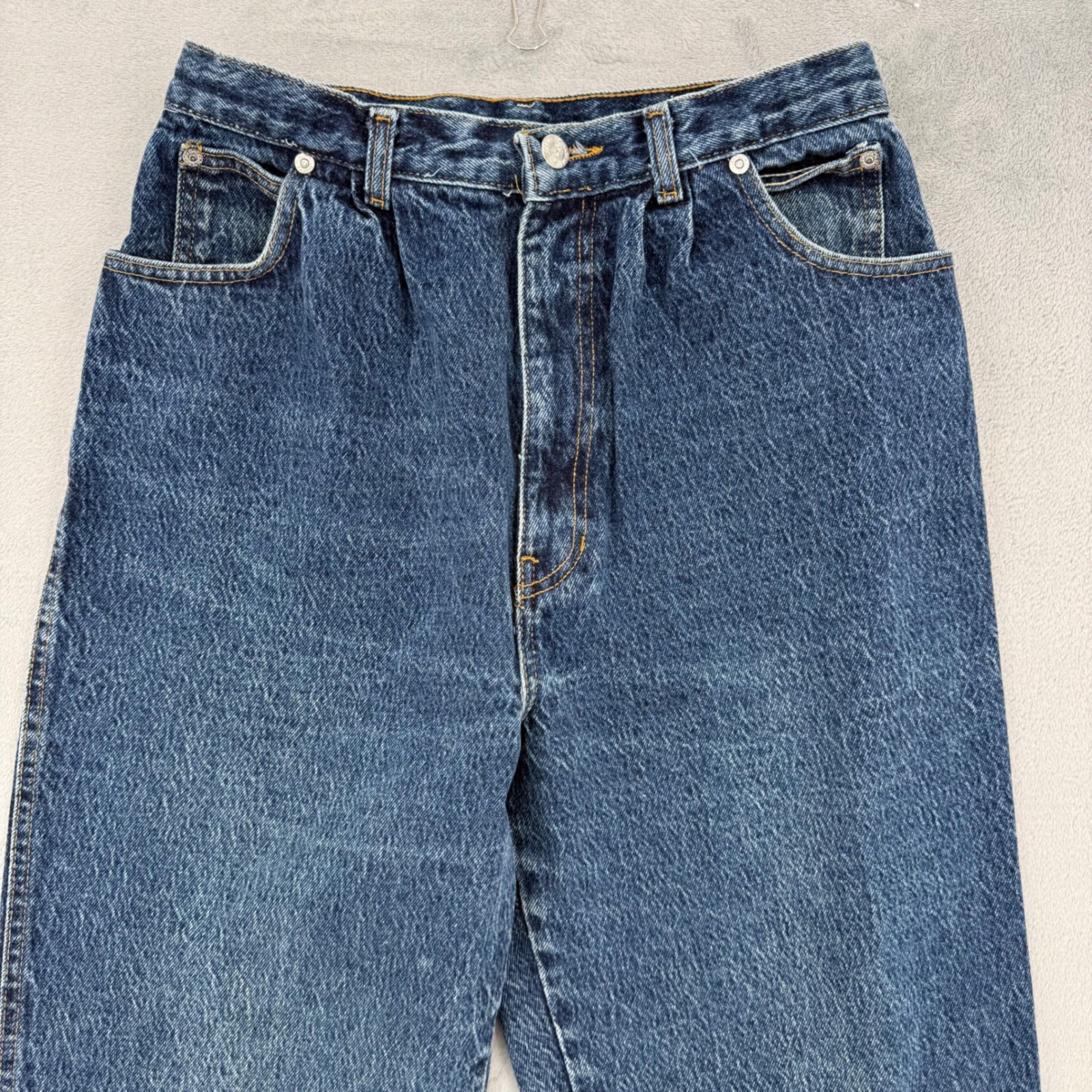 Vintage Sasson High Waisted Mom Jeans Denim Made in USA Tapered Leg Size 27?