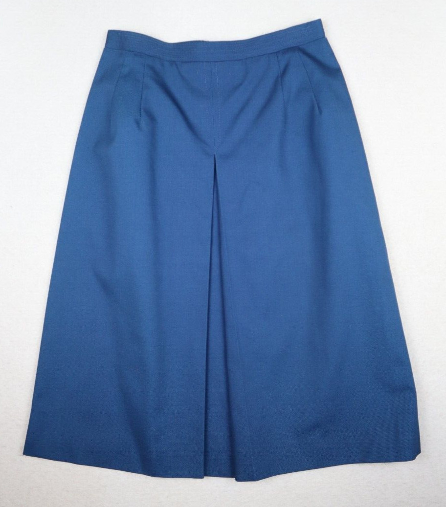 VINTAGE 70s WOMEN’S BLUE A-LINE SKIRT – RUSS – SIZE 2XS