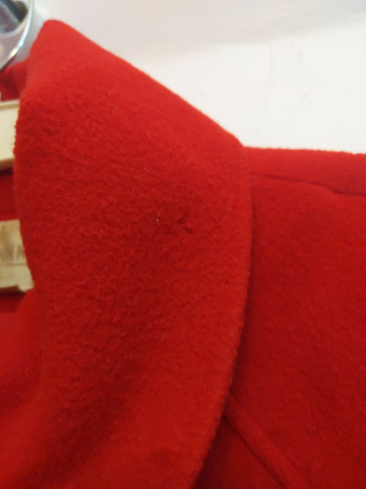 Vtg John Meyer Red Peacoat 100% Wool Sz 10
