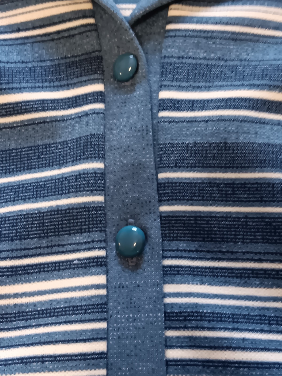 Vintage D’Alliard’s Striped Scooter Dress Box Pleat Mod Blue Grey Gray White 60s