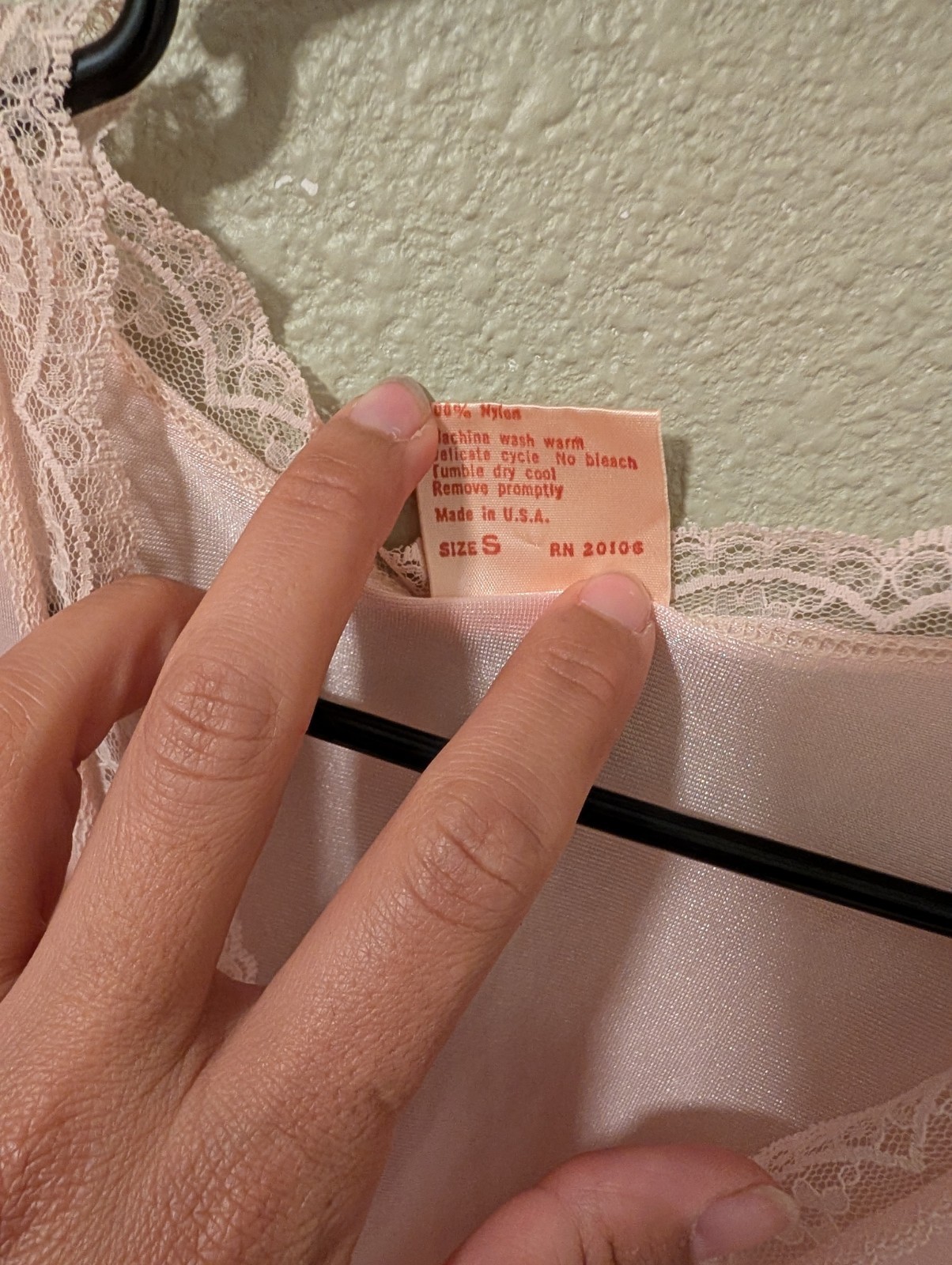Vintage 1970’s Softness by Avon Womens Pink Long Dress Lace Nightgown And Robe