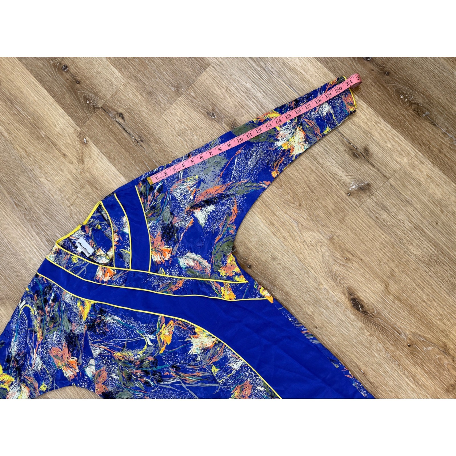 Objectives For Women Shift Dress Womens S Blue Abstract Jacquard Vintage