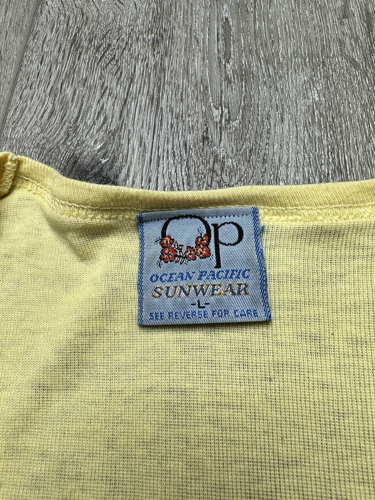Vtg Op Ocean Pacific Surf Skate Blouse T Shirt Ladies 80s 70s Rainbow Hawaii