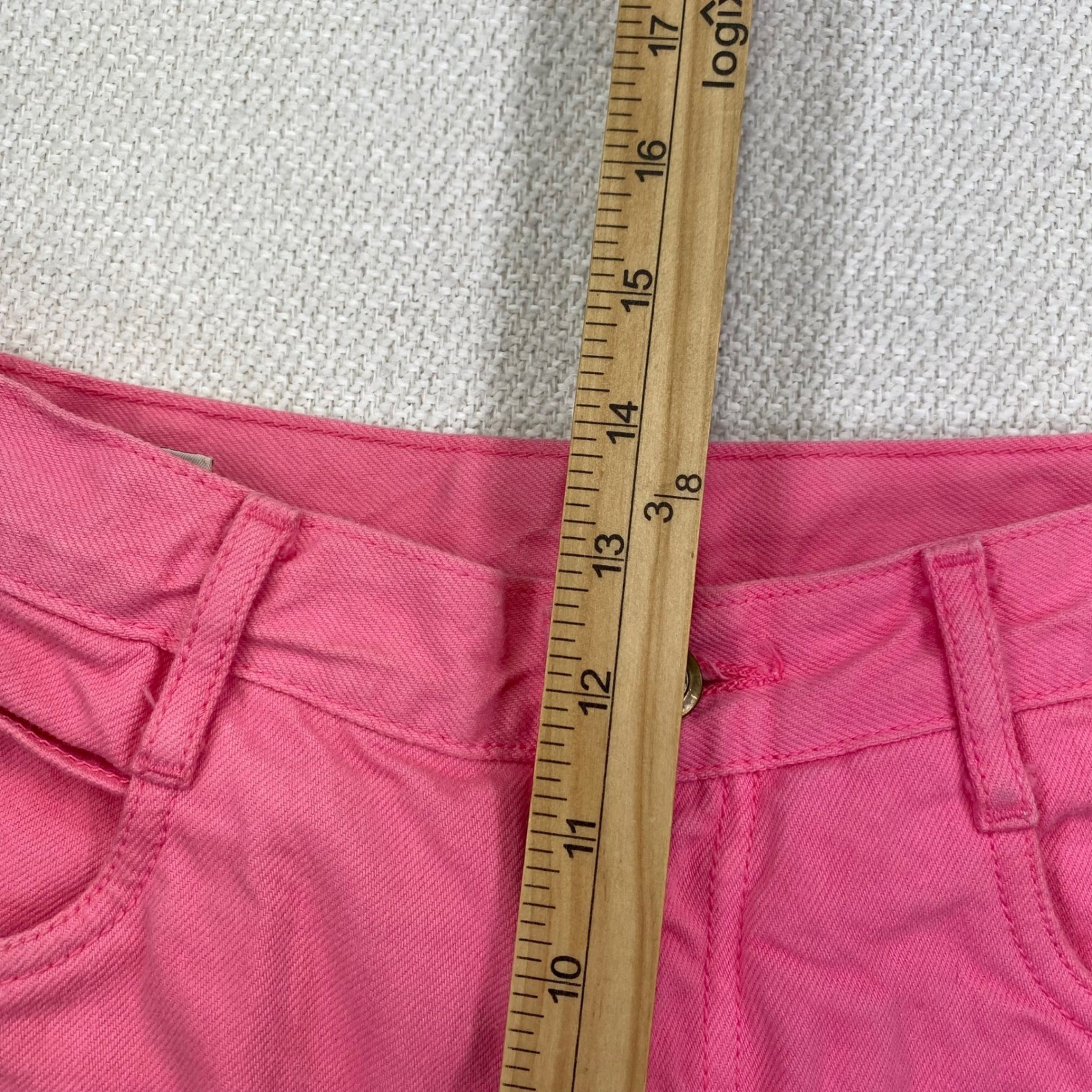 Rio Jeans Womens 11 Hot Pink Vintage High Waist Straight Leg Cotton NWT 722032