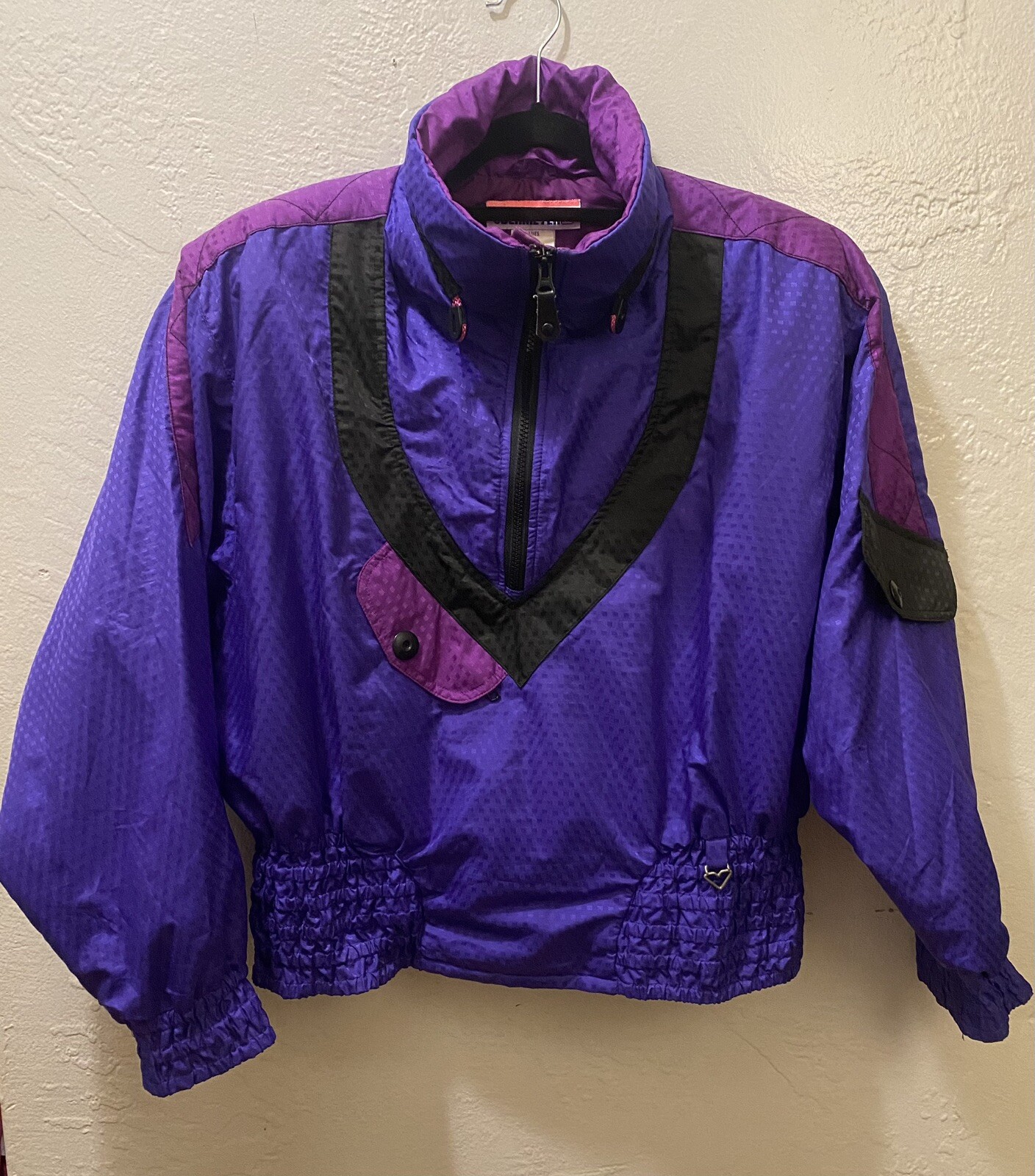 Vintage Obermeyer 80s Ski Snow Jacket Size Medium Bright Colorful Size 10 RARE