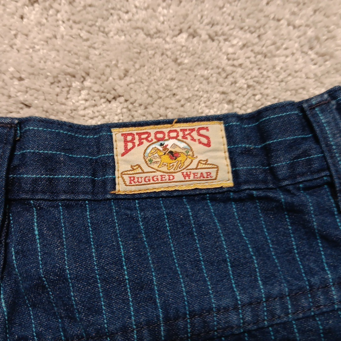 Vintage 70/80’s BROOKS Western Wear Denim Jeans High Rise Sz 13/14 (28×31)