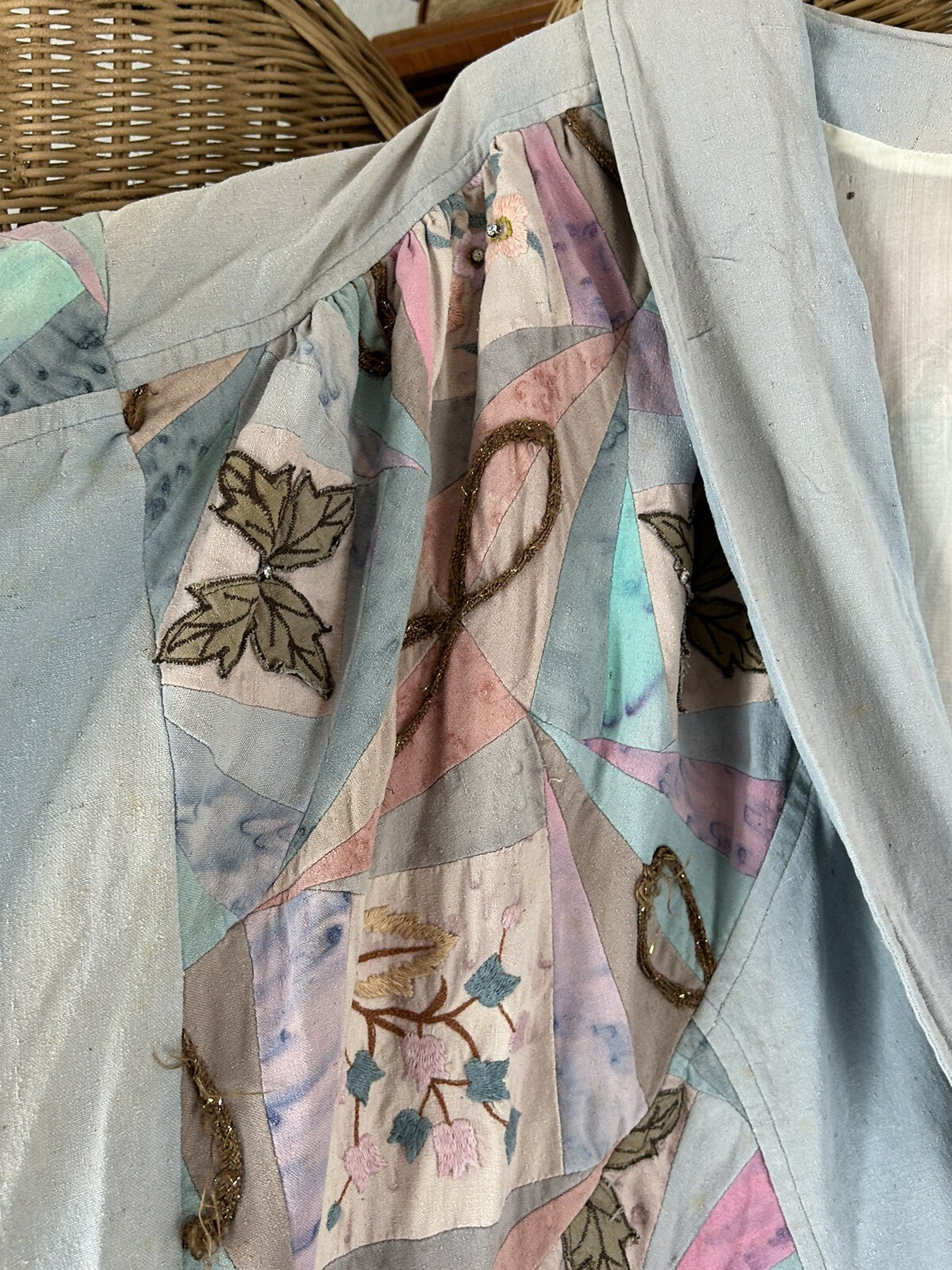 Lim’s distressed vintage jacket