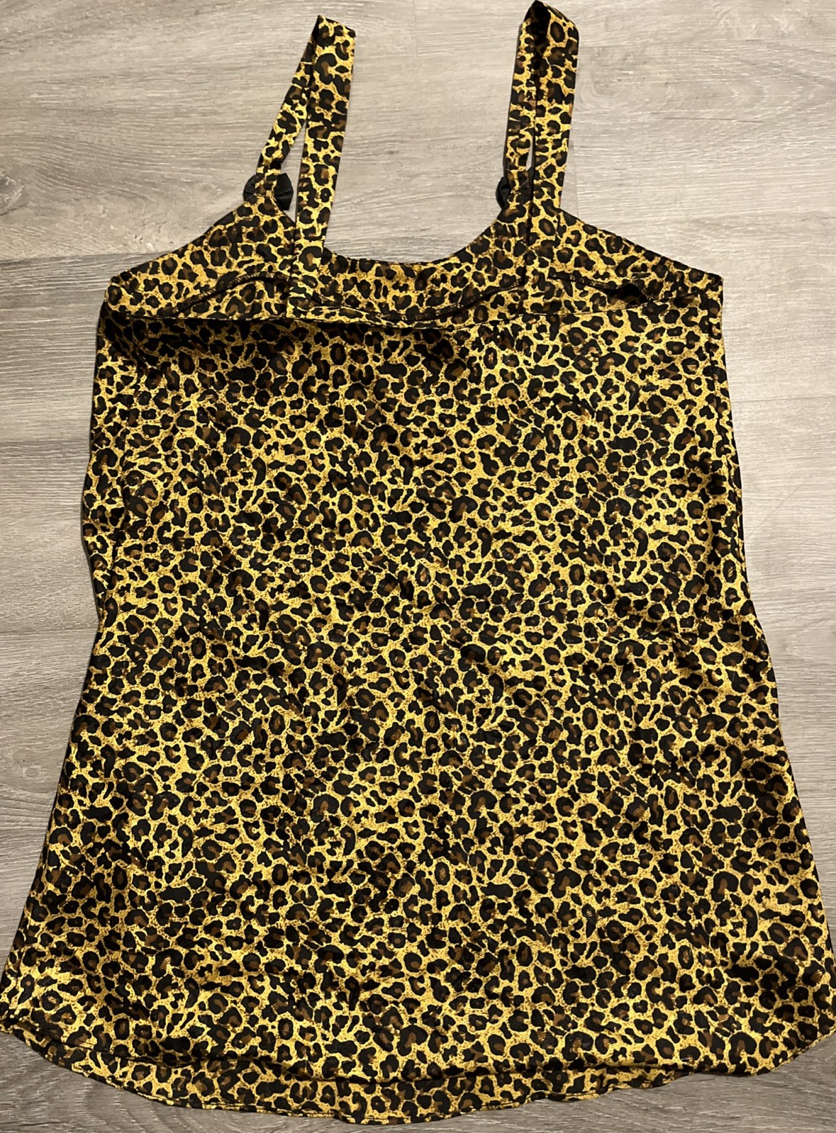Contessa Di Roma Leopard Robe Lingerie Set-Size Medium