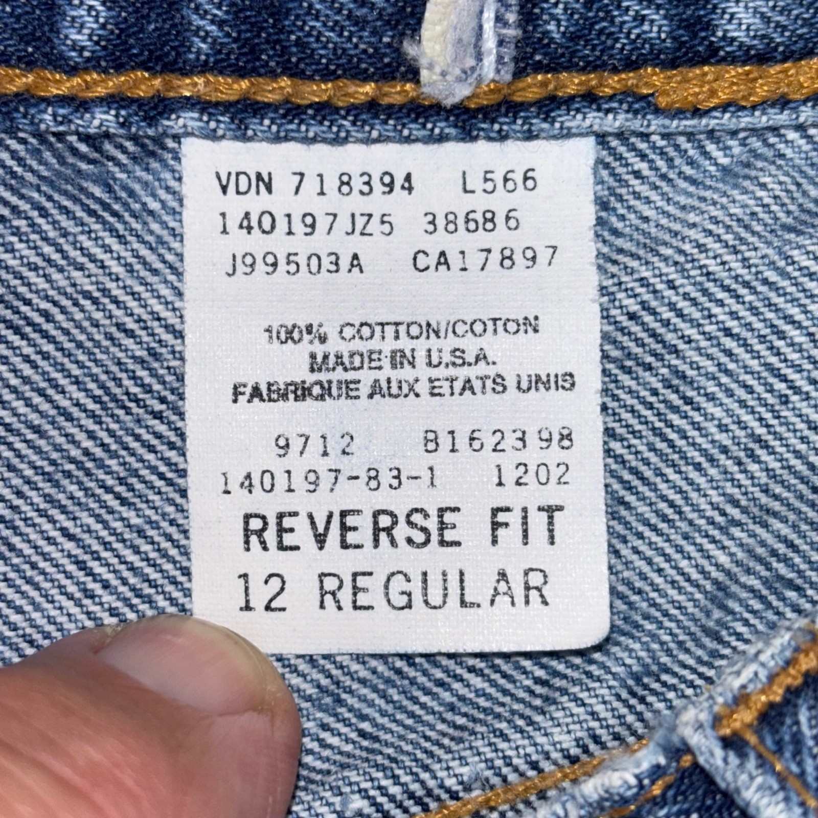Vintage Gap Reverse Fit High Waisted Tapered Leg Jeans Mom Jeans USA Made 12 R