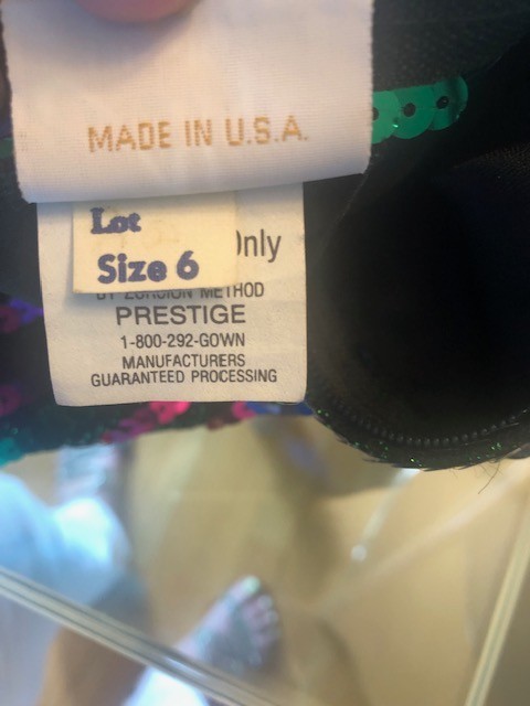 Vintage Disco Fully lined Sexy Sequin Dress Size 6 Party, Cocktail, Wedding