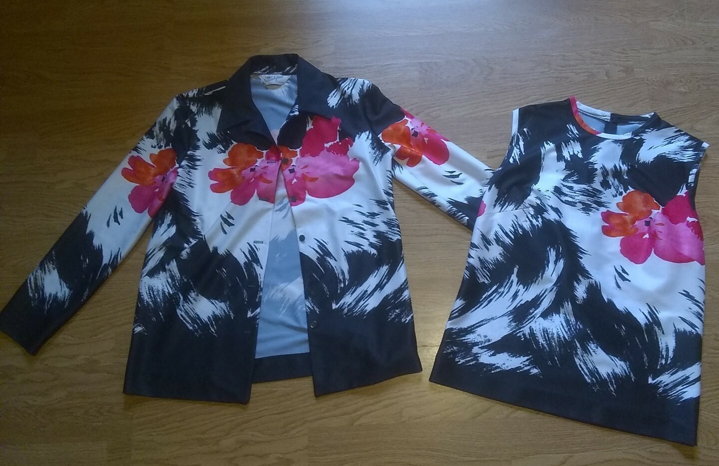 Vintage Donovan Galvani Top Set * Floral