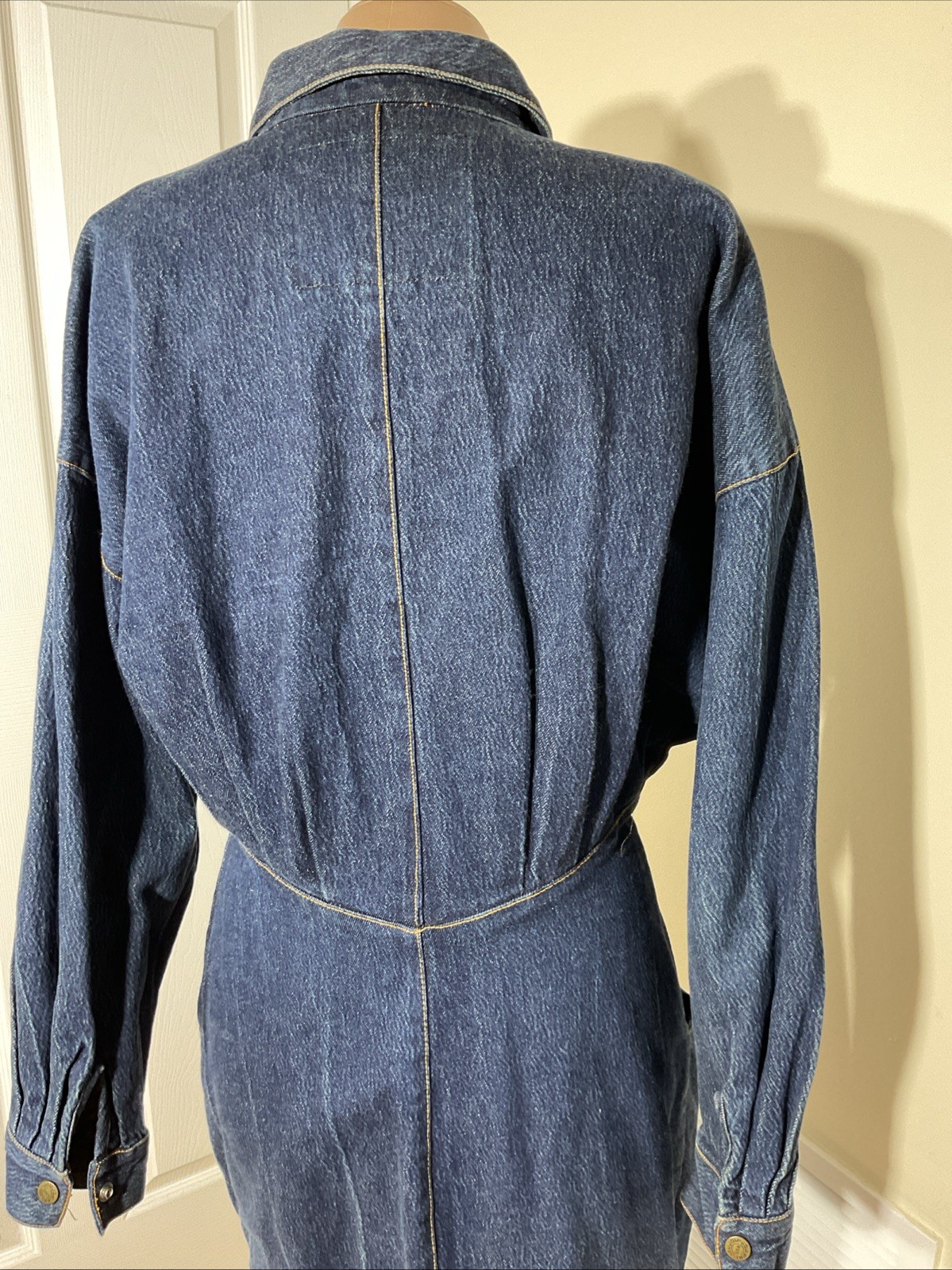 Rare 1980’s Vintage Rococo Jeans Dress Midi Size 8 Excellent Condition