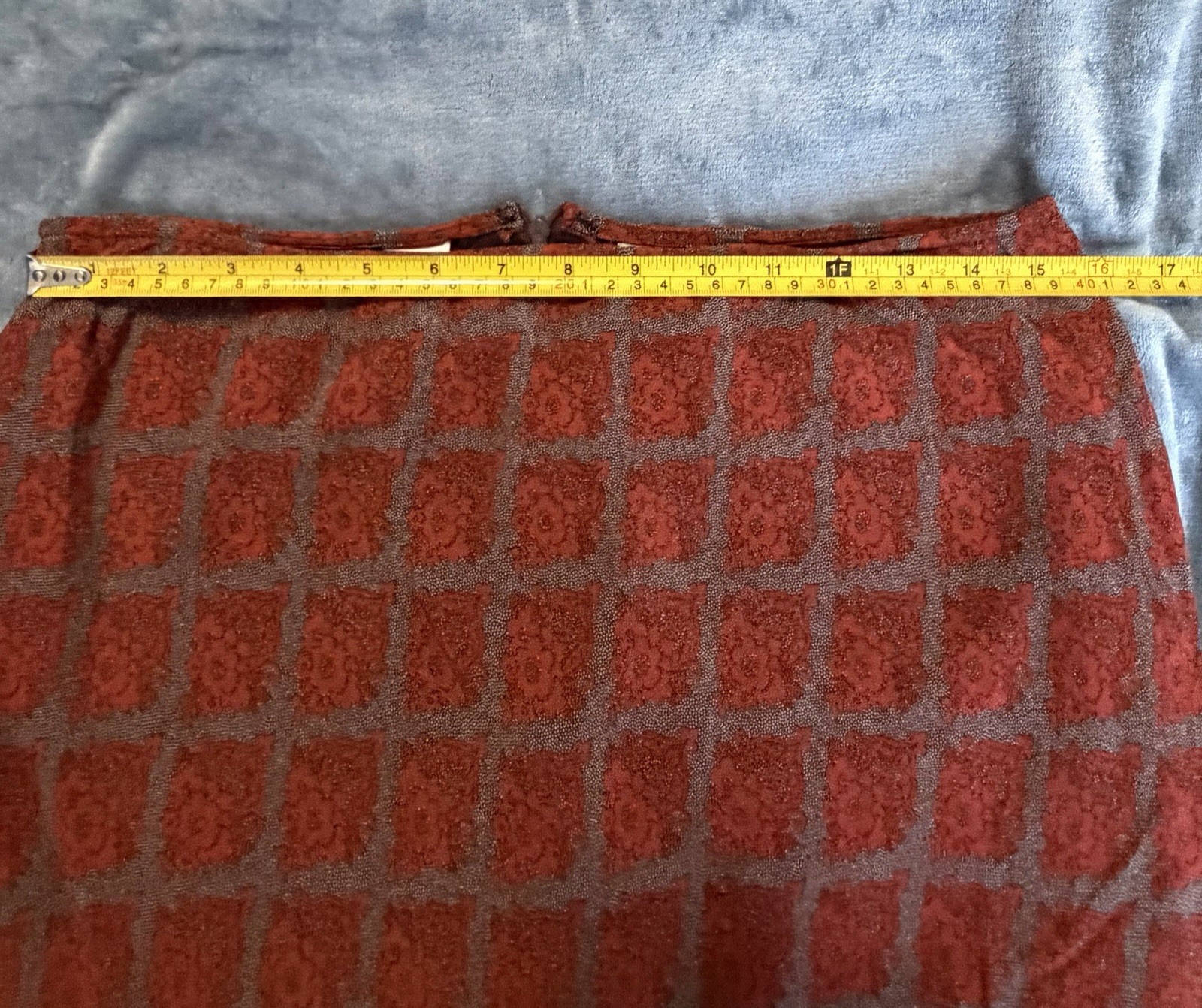 DKNY Vintage 1990s Rayon Skirt Size 14 Made In USA